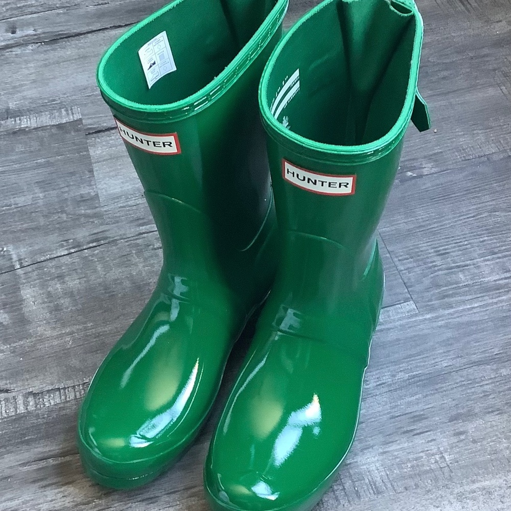 Hunter Original Short Gloss Rain Boot Women 7